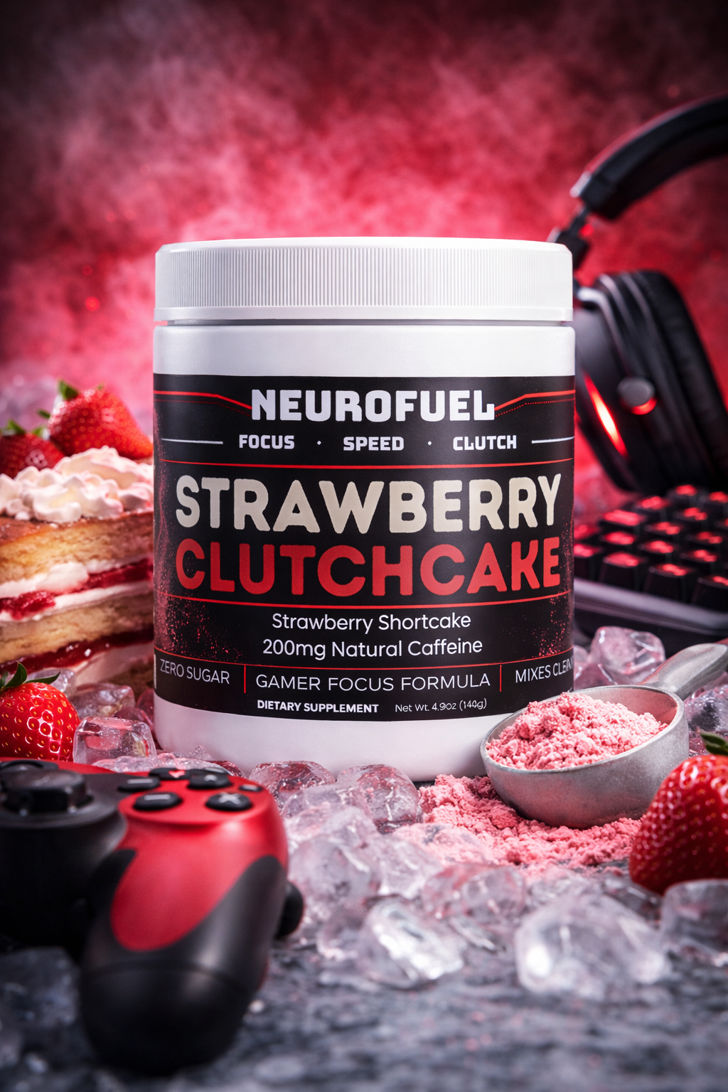 Strawberry Clutchcake